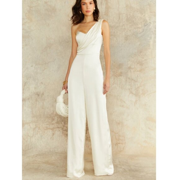 COPY - new AMUR Ivory Blynn Drape Jumpsuit  253 - Picture 5 of 5